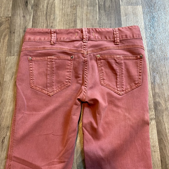 Free People High Rise Skinny Jean Rose Pink Size 26 - Picture 5 of 9